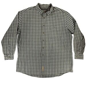 Aeropostale Plaid Button Down Collar Shirt Men XL Cotton Long Sleeve Casual
